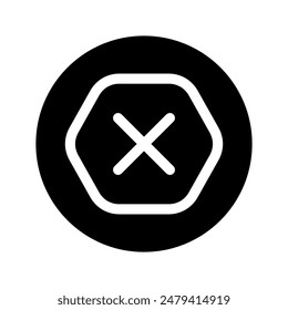 Anzeigenblock Symbol Vektorgrafik Symbol Design Illustration