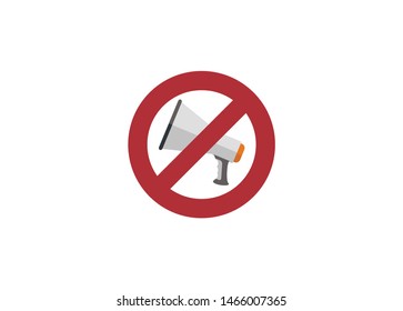 Ad Block Simple Icon. Warning Sign For Advertisement