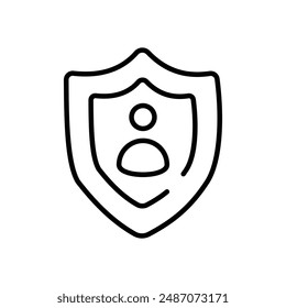 Ad Blocker icons set vector stock illustration