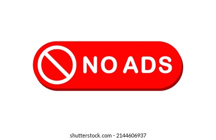 Ad blocker symbol. Vector illustration