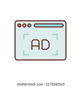 AD Campaign Icon In Vector. Logotype