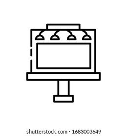 Ad Campaign Vektorillustration Illustration. Internet und Digital Marketing Symbol.