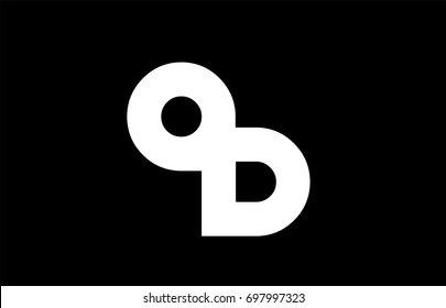 Ad D Letter Logo Combination Alphabet Stock Vector (Royalty Free ...