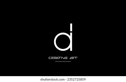 AD, DA, A, D abstract letters logo monogram