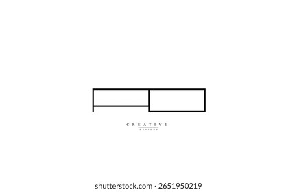 AD DA A D abstract vector logo monogram template