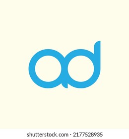 AD or Da Letter Logo Concept