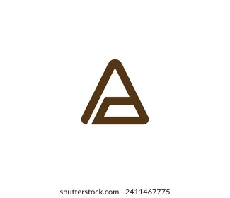 AD DA logo design vector template