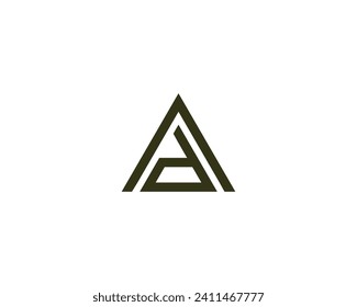 AD DA logo design vector template