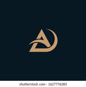 AD or DA logo and icon designs