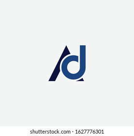 AD or DA logo and icon designs