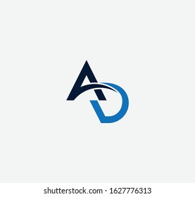 AD or DA logo and icon designs
