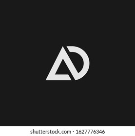 AD or DA logo and icon designs