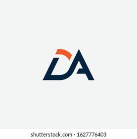 AD or DA logo and icon designs