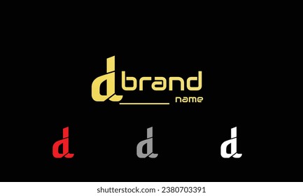 AD ,DA,A ,D Abstract Letters Logo Monogram Design Template