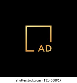 
AD GOLD MONOGRAM