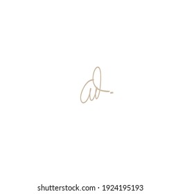 ad initial handwriting 
ad handwritten logo for identity