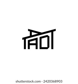 AD Initial Letter in Real Estate Logo concept.eps AD Initial Letter in Real Estate Logo concept