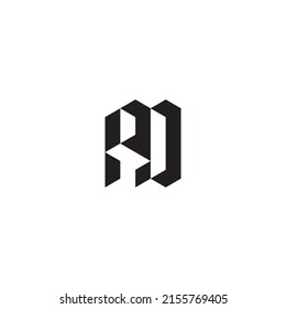 AD initial logo letters in high quality professional design that will print well across any print media