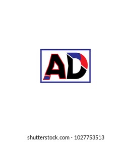 ad letter logo