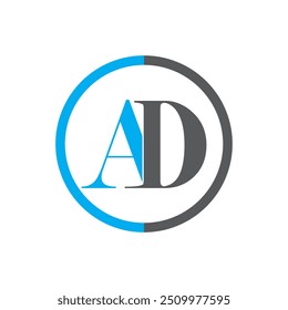 AD-Buchstabe-Logo Creative Design.
AD-Monogramm Logo Unique Concept Vector.
AD kreative moderne flache abstrakte Initialen Buchstaben-Logo.

