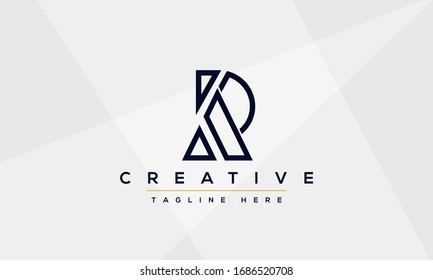 AD Letter Logo Design. Creative Modern A D Letters Icon vector Illustration.