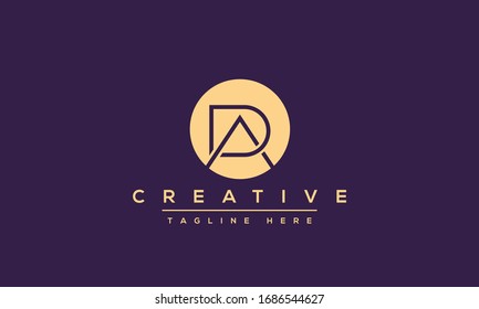 AD Letter Logo Design. Creative Modern A D Letters Icon vector Illustration.