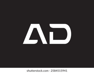 AD letter logo and initial logo design