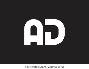 AD letter logo and initial logo design