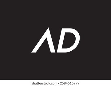 AD letter logo and initial logo design