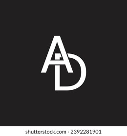 Ad Letter Logo, Monogram, A and D Monogram, Design, AD Initials Letter,