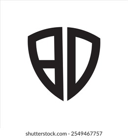 ad letter monogram logo design