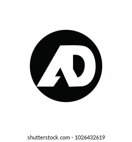 ad letter vector logo
