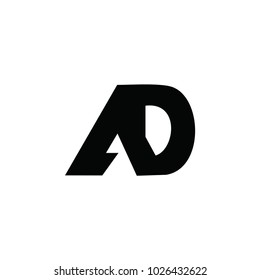 ad letter vector logo