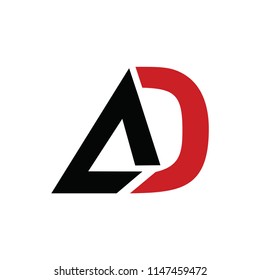ad letter vector logo