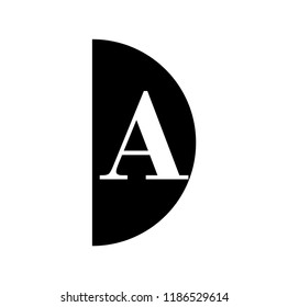 ad letter vector logo