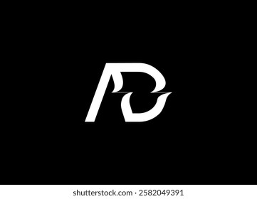 AD Logo Design Creative and Modern Logo Design