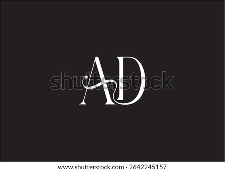 AD Logo Design Creative and Modern Logo Design