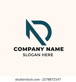 AD Logo Design And Monogram Logo template