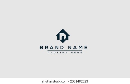 AD Logo Design Template Vector Graphic Branding Element.