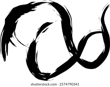ad logo graffiti spray paint, ad letters handwritten in thick black watercolor acrylic ink. the letter ad is written with a brush