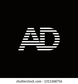 AD Logo Letter initial Designs Templete