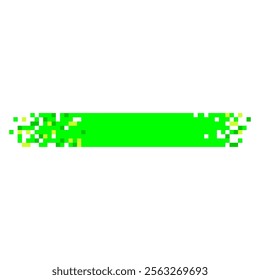 ad pixel banner cartoon. creative visual, branding colorful, vibrant resolution ad pixel banner sign. isolated symbol vector illustration