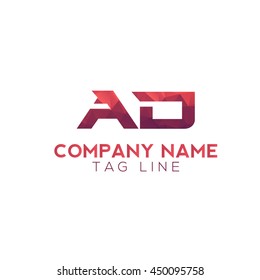 ad polygonal logo