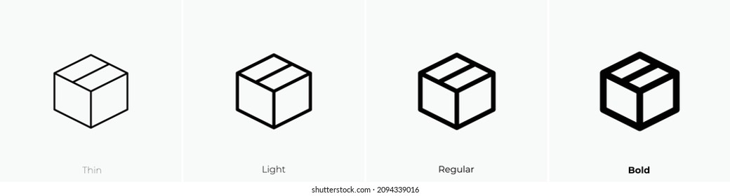 ad product icon. Thin, Light Regular And Bold style design isolated on white background