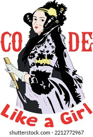 Ada Lovelace Day Vector T Shirt Design