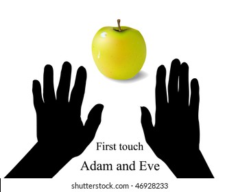 Adam and Eve, first touch