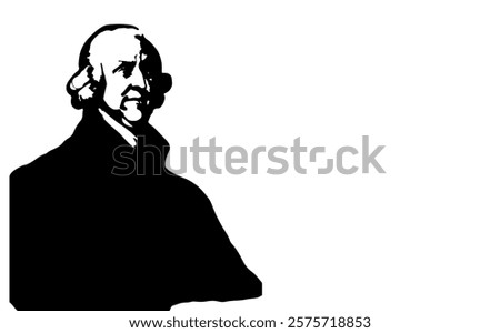 Adam Smith Portrait Sketch Drawing