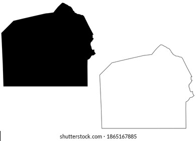 Adams County, Commonwealth of Pennsylvania (U.S. county, United States of America, USA, U.S., US) map vector illustration, scribble sketch Adams map