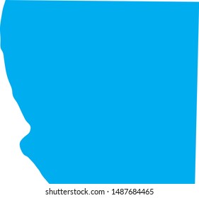 Adams County map in state of illinois