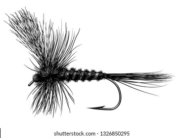 Adams Tied Fly